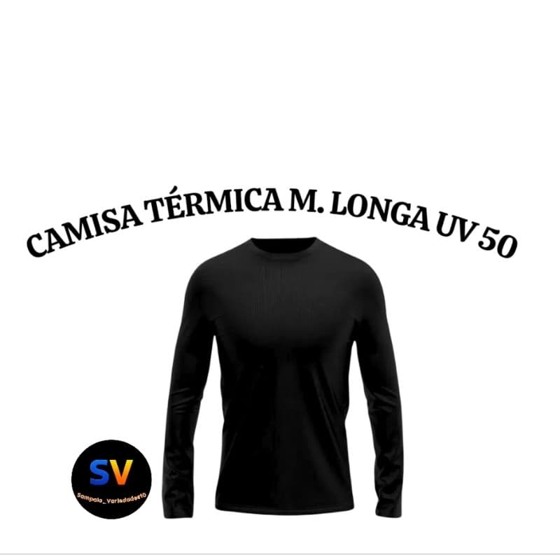 Camisa Térmica Segunda Pele M Longa UV 50