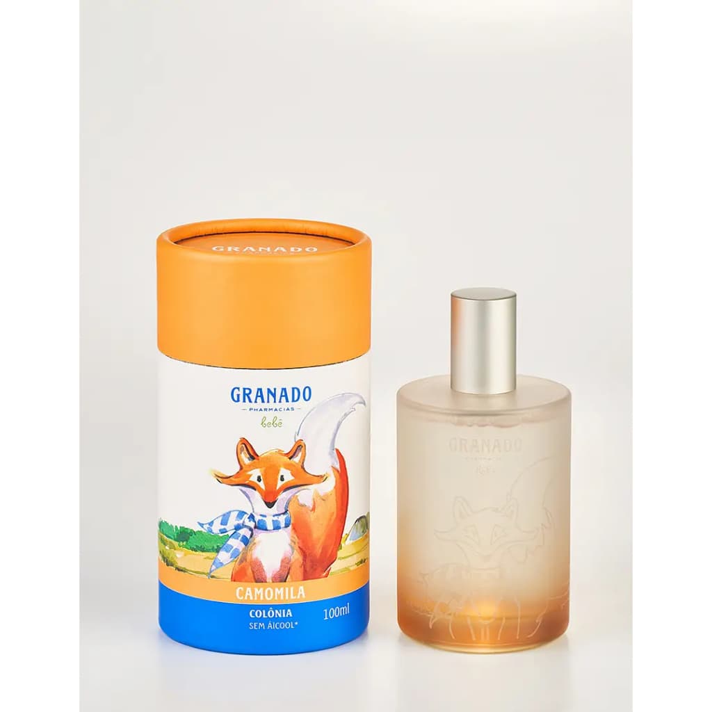 Colônia Granado Bebê Camomila 100mL - Fragrância Delicada, Toque Calmante, Ideal para Diário