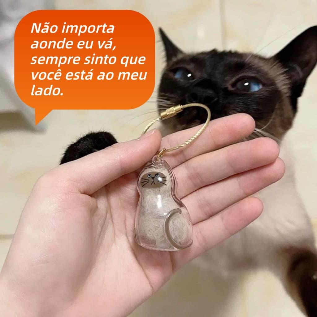 Mini Frasco Lembranca Pet Gatinho Chaveiro Fofo Colecao Gatinhos Presente Criativo Amantes de Gato