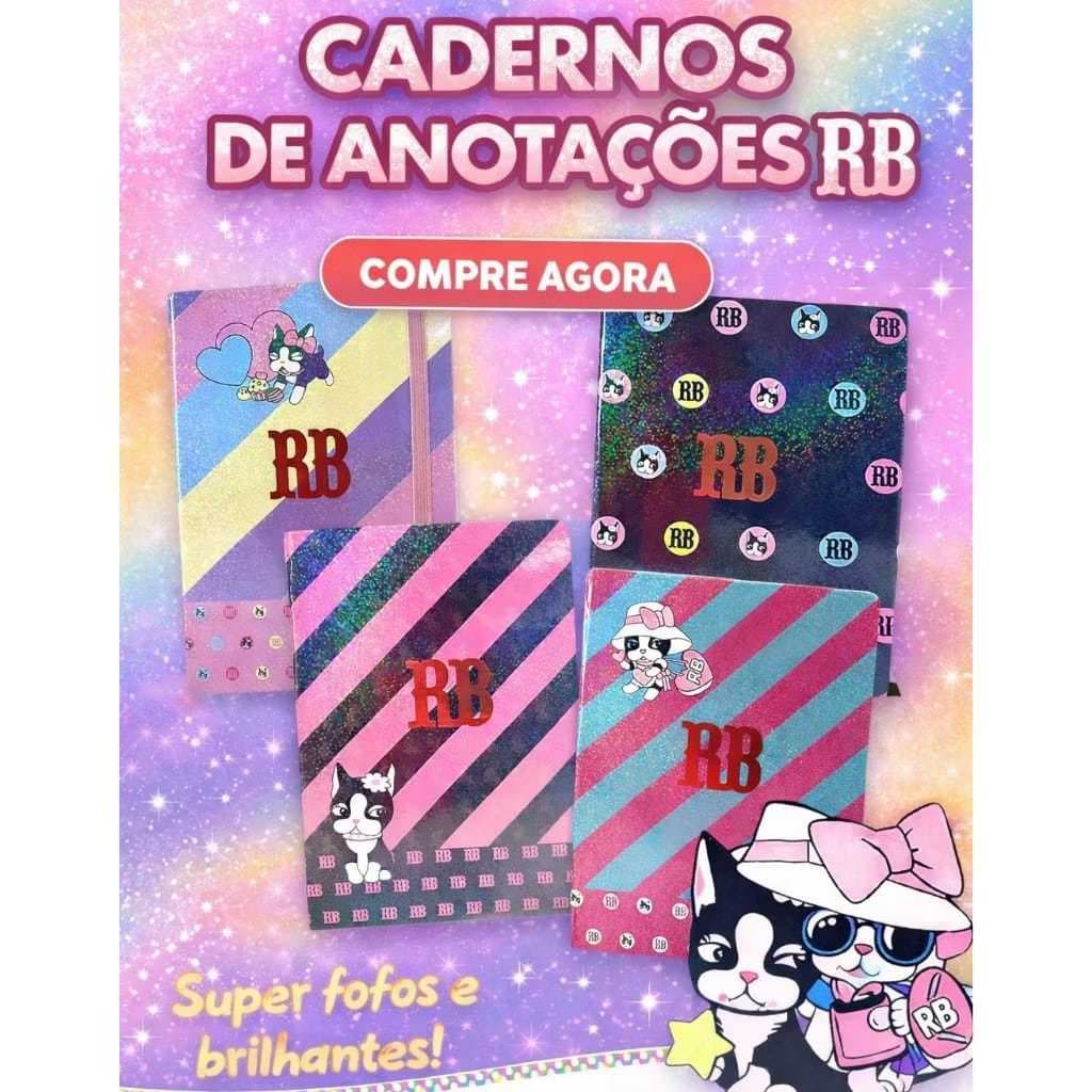 Caderneta Rebecca Bonbon 80 folhas