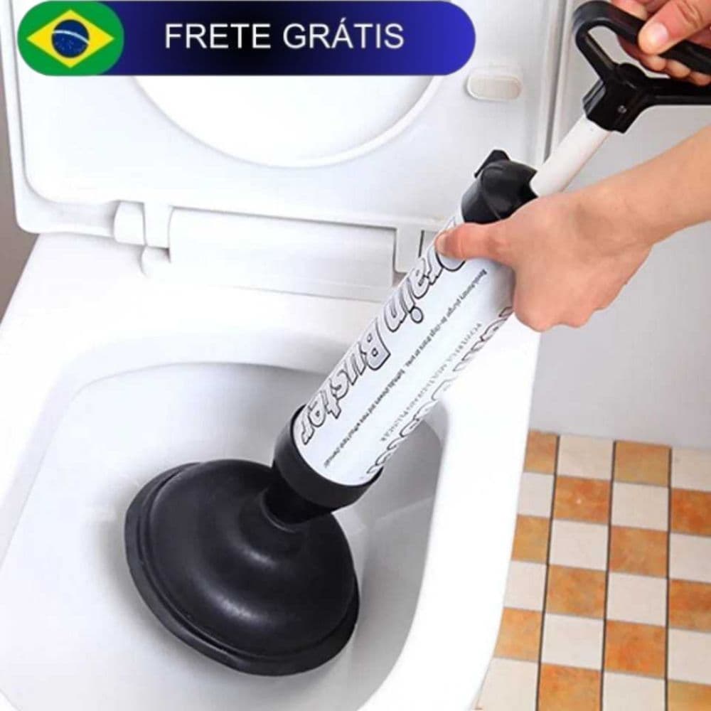 Desentupidor de vaso pias sanitários alta pressão com uma borracha de 16 cm de diametro