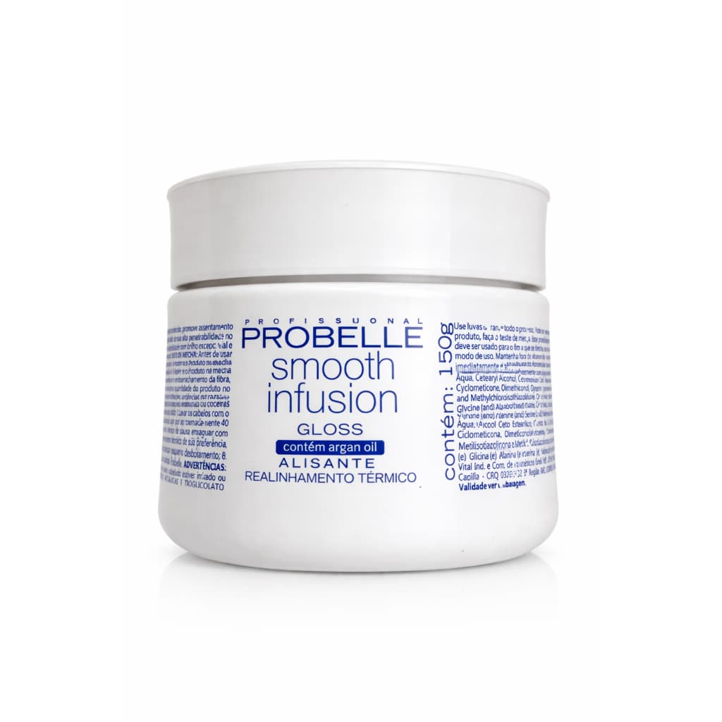 Botox Capilar Probelle Smooth Infusion 150g Realinhamento Térmico Profissional Alisante Zero Frizz