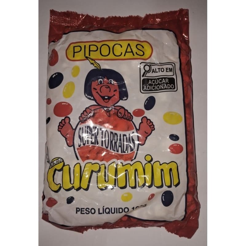 Pipocão doce curumim super torrada.10 unidades 100g.lanche
