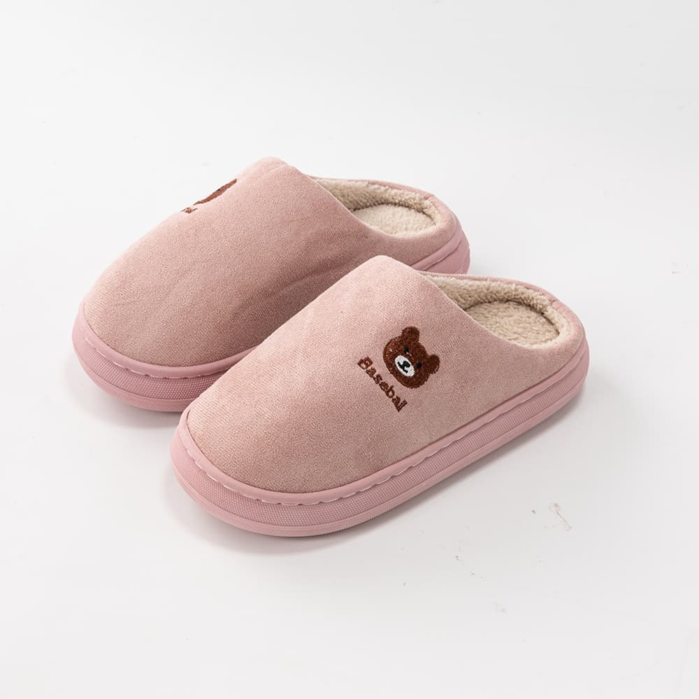 Pantufa Aberta Unissex em Lã Confortável Antiderrapante Leve Macia Uso Diário Inverno