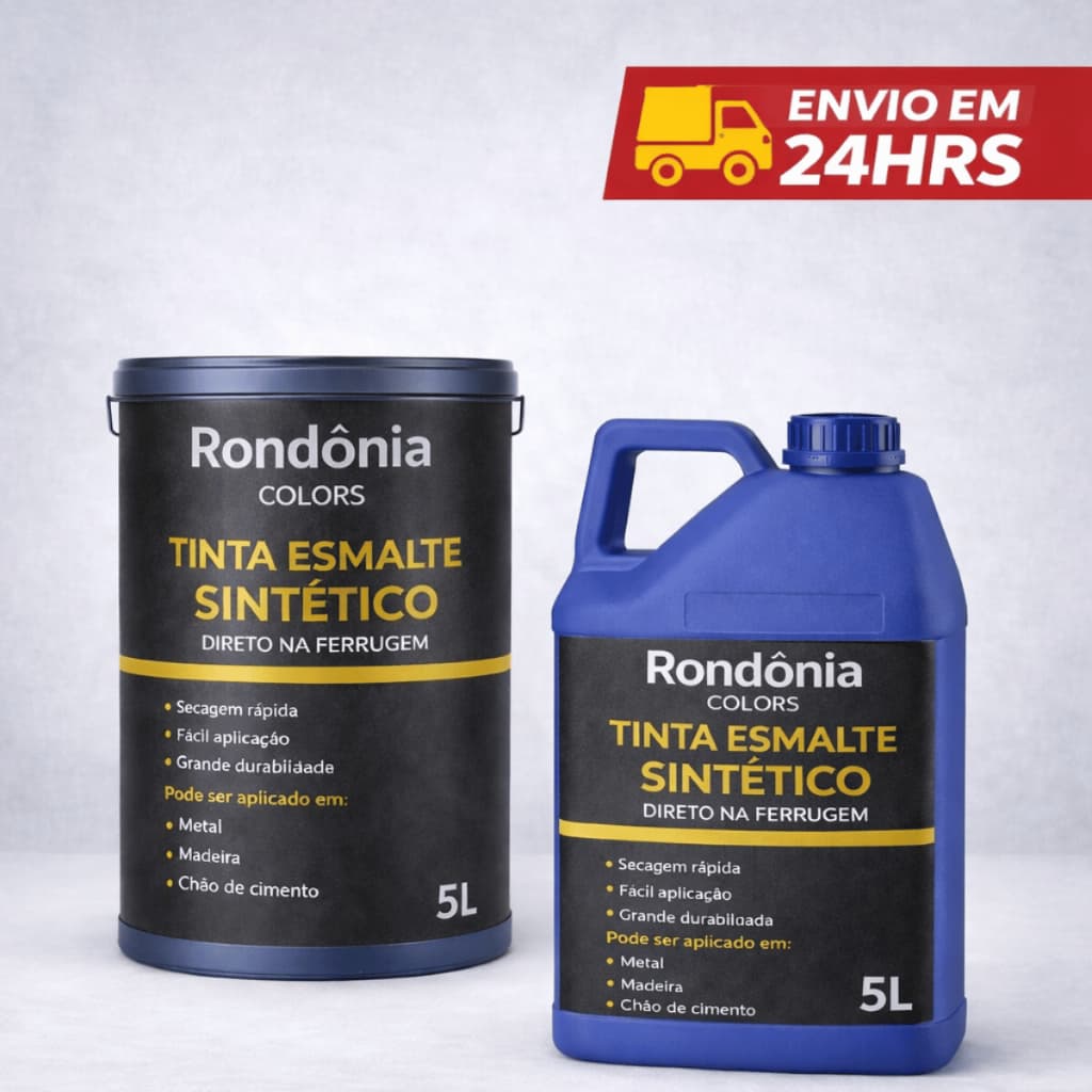 Tinta Esmalte 5L Antiferrugem Ferro Portao Madeira Alta Resistência Proteção Externa Fosco Janela