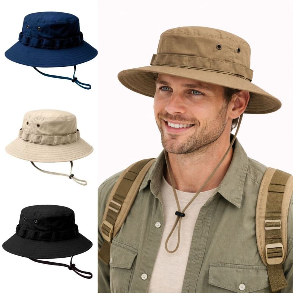 Chapeu Selva Boonie Hat Tático Militar Camuflagem Caça Caminhadas Ao Ar Livre Safari
