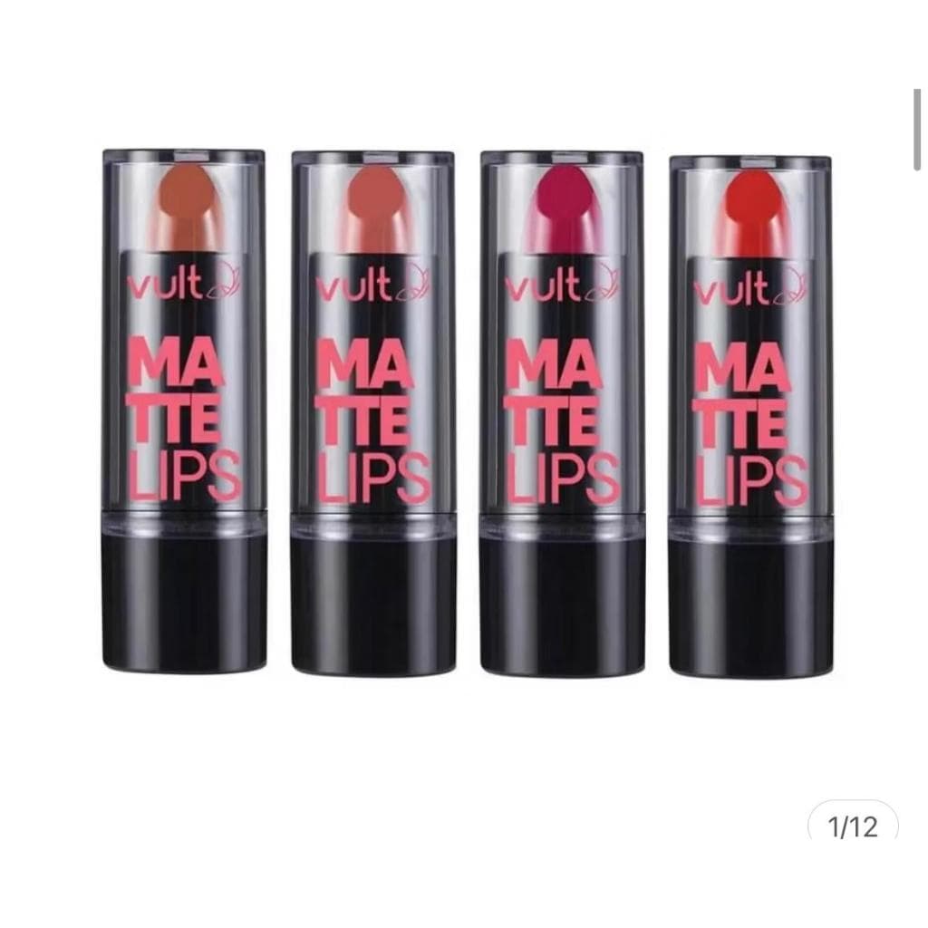 Batom Matte Vult Lips  3,8g Cores Vibrantes