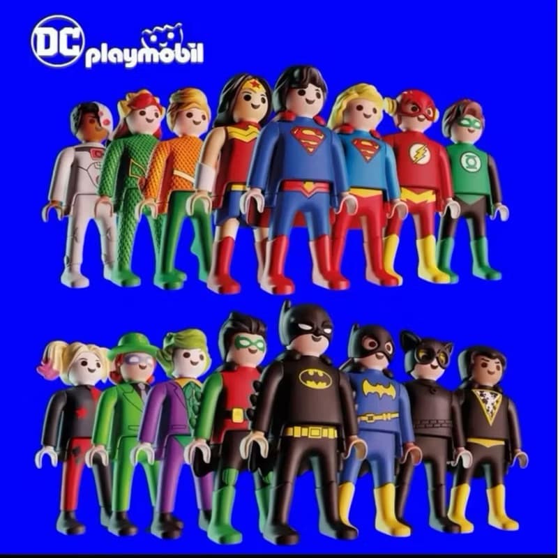 Brinquedos Kinder Ovo Playmobil DC  Novo | Edição limitada 2026 | Bonecos colecionáveis