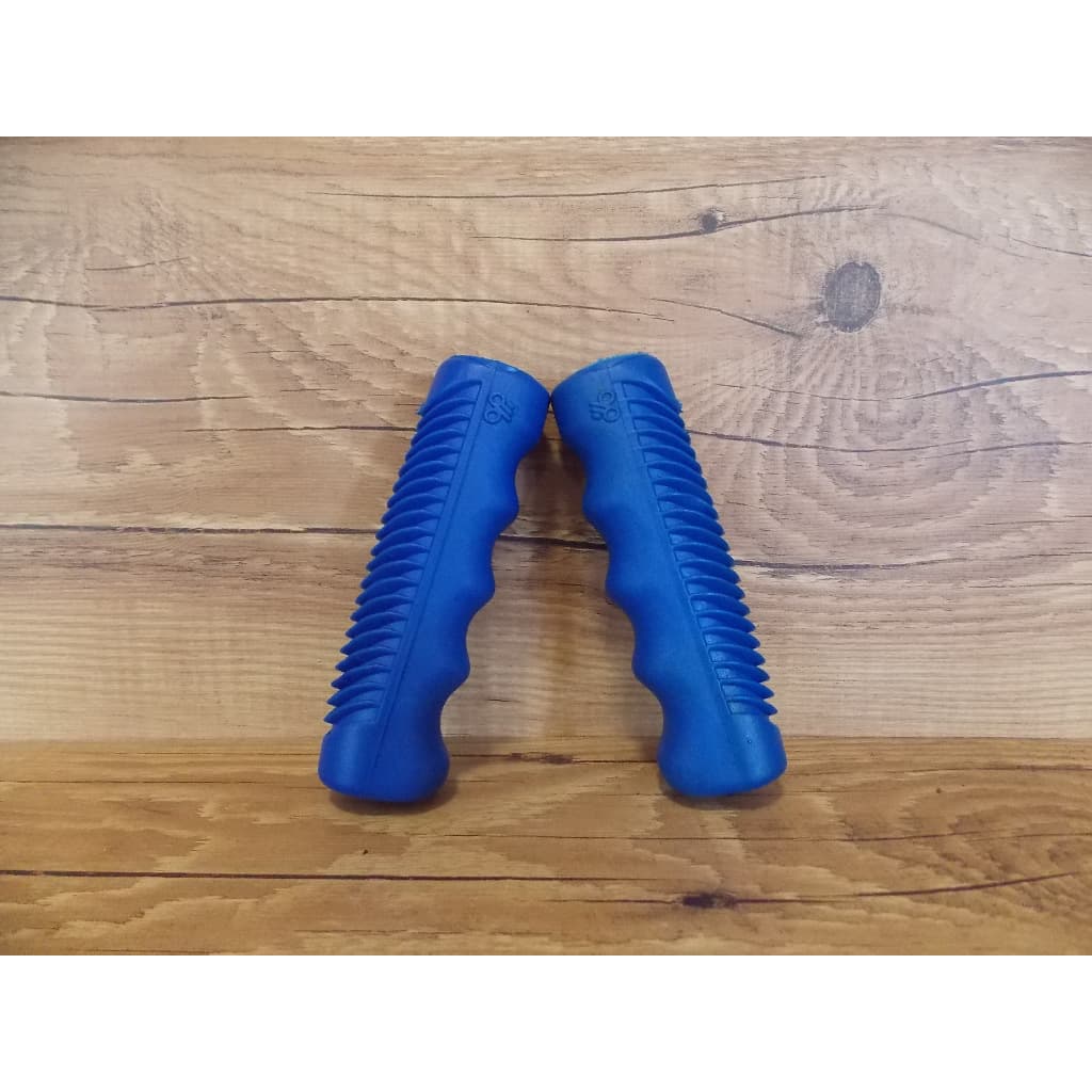 Par de punhos monark manoplas de bicicleta antiga AZUL - novo de estoque antigo