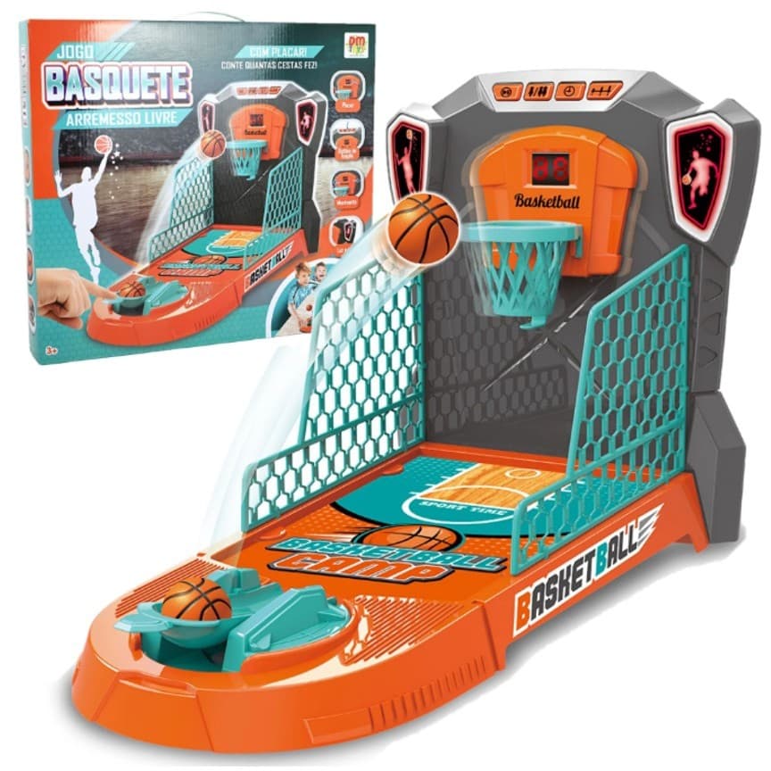 Basquete de Mesa Xalingo – Jogo Infantil e Adulto Educativo e Divertido