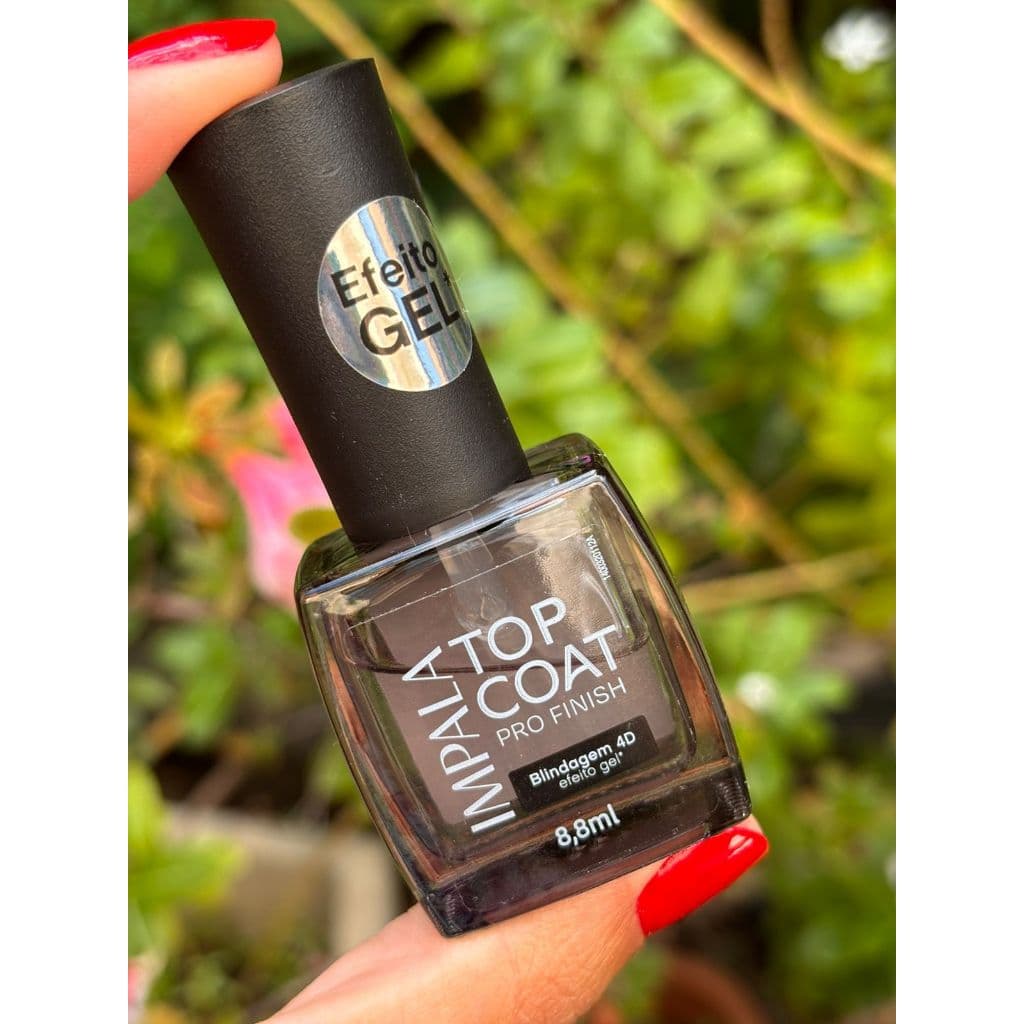 Esmalte Impala Top Coat Pro Finish Blindagem 4D EFEITO GEL 8,8ml
