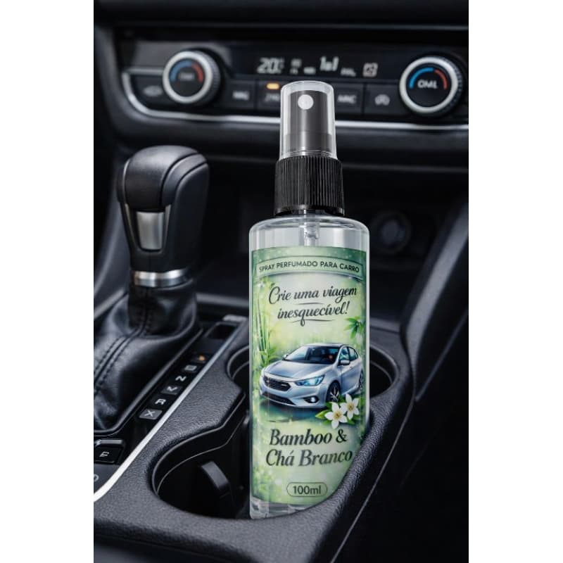 Aromatizador Automotivo Spray 100 ml | Cheiro | Bamboo | carro | perfume | difusor | odorizador