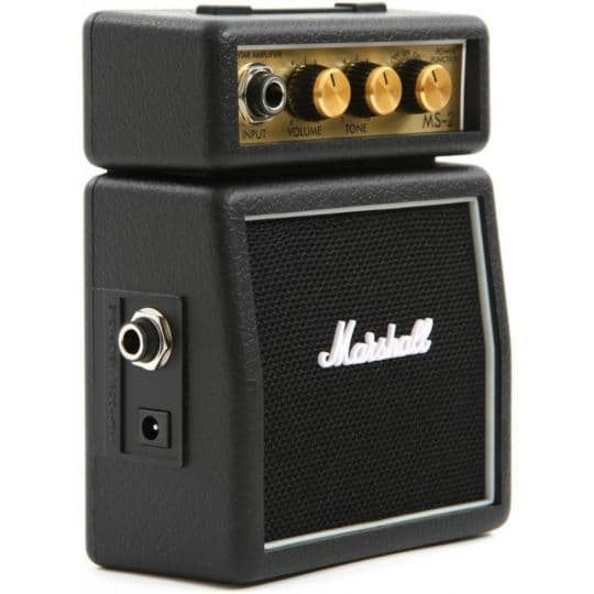 Mini Amplificador Guitarra Marshall MS-2 Black Preto Portátil Original Novo
