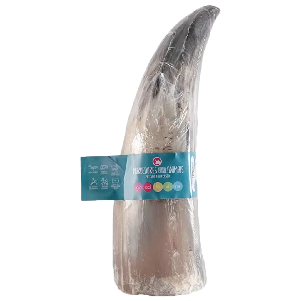 Mordedor Chifre Bovino Natural Goodlovin Para Cães Grandes 15-30cm