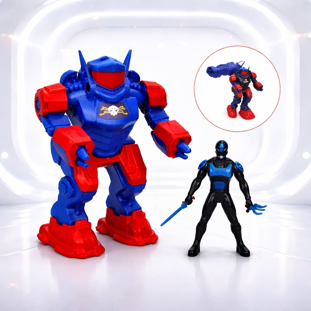Boneco Articulado  Brinquedos De Menino Robo Robô Brinquedos Infantil Brinquedo Infantil Menino
