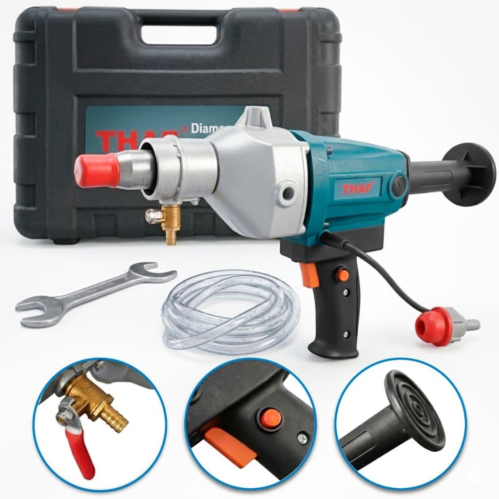 Perfuratriz Elétrica Concreto Laje Profissional 110mm 1350W 220V