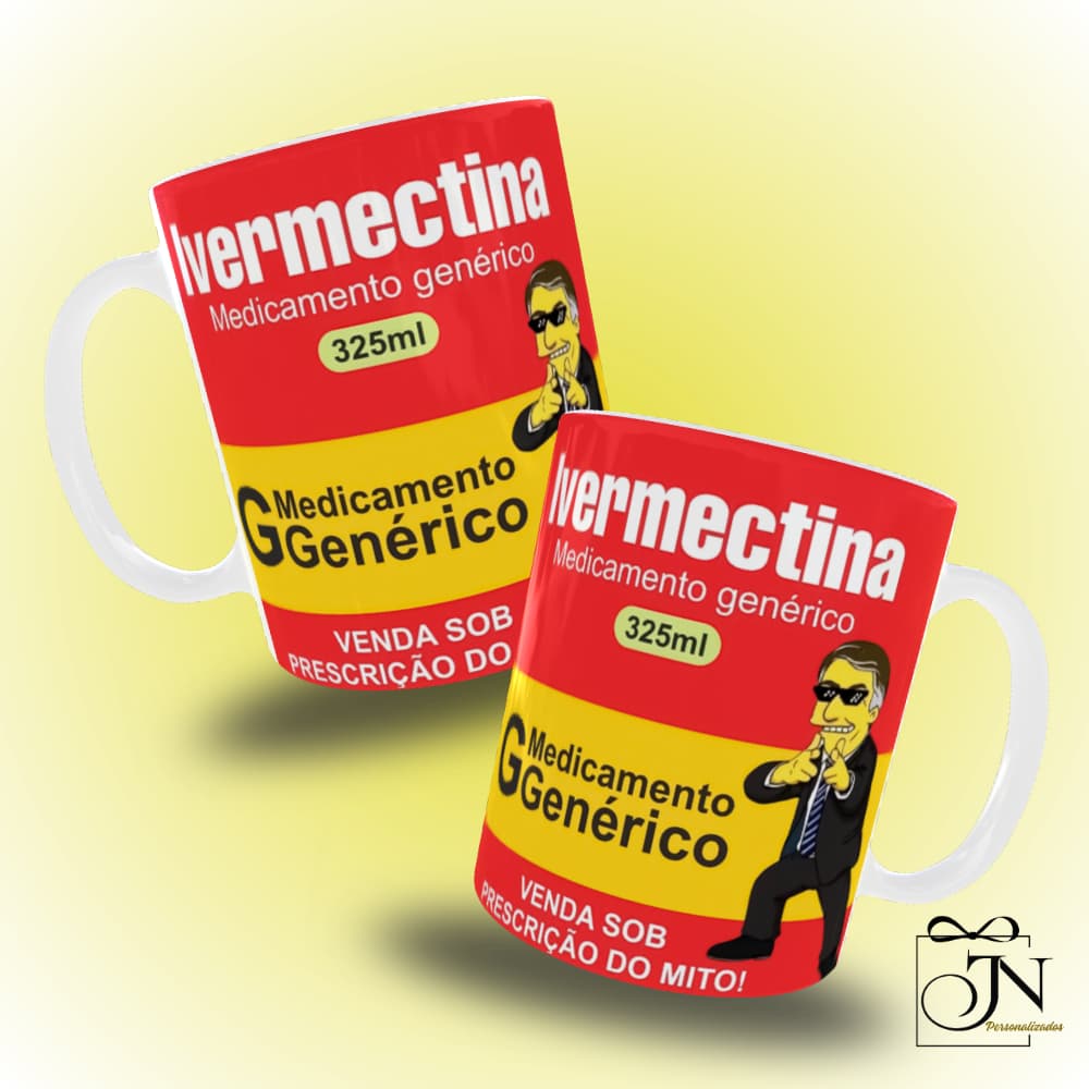 Caneca Divertida Tipo Remédio Presente Criativo Engraçado Lembrança Divertida Caneca Meme