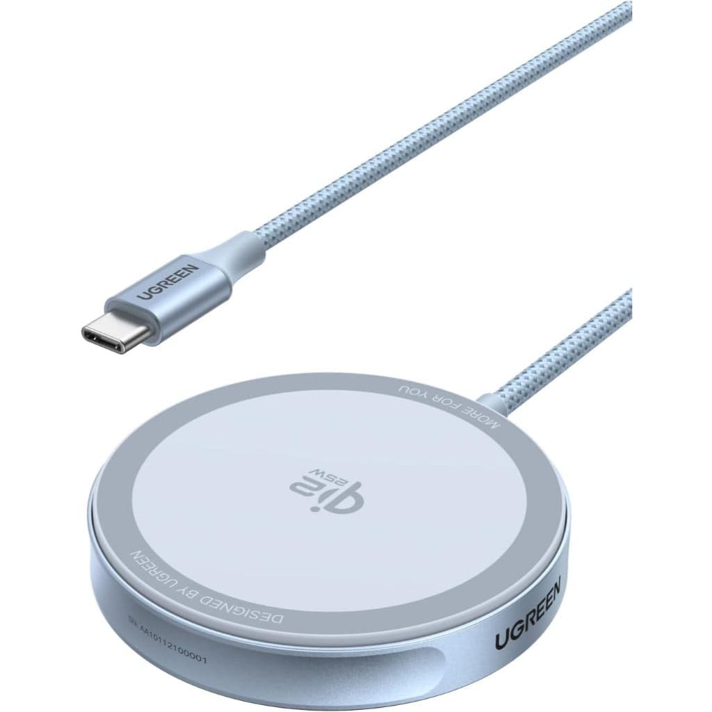 UGREEN Carregador sem fio Magnético Por Indução Tipo C MagSafe Qi2 25W ( cabo USB-C de 1,5 m, )