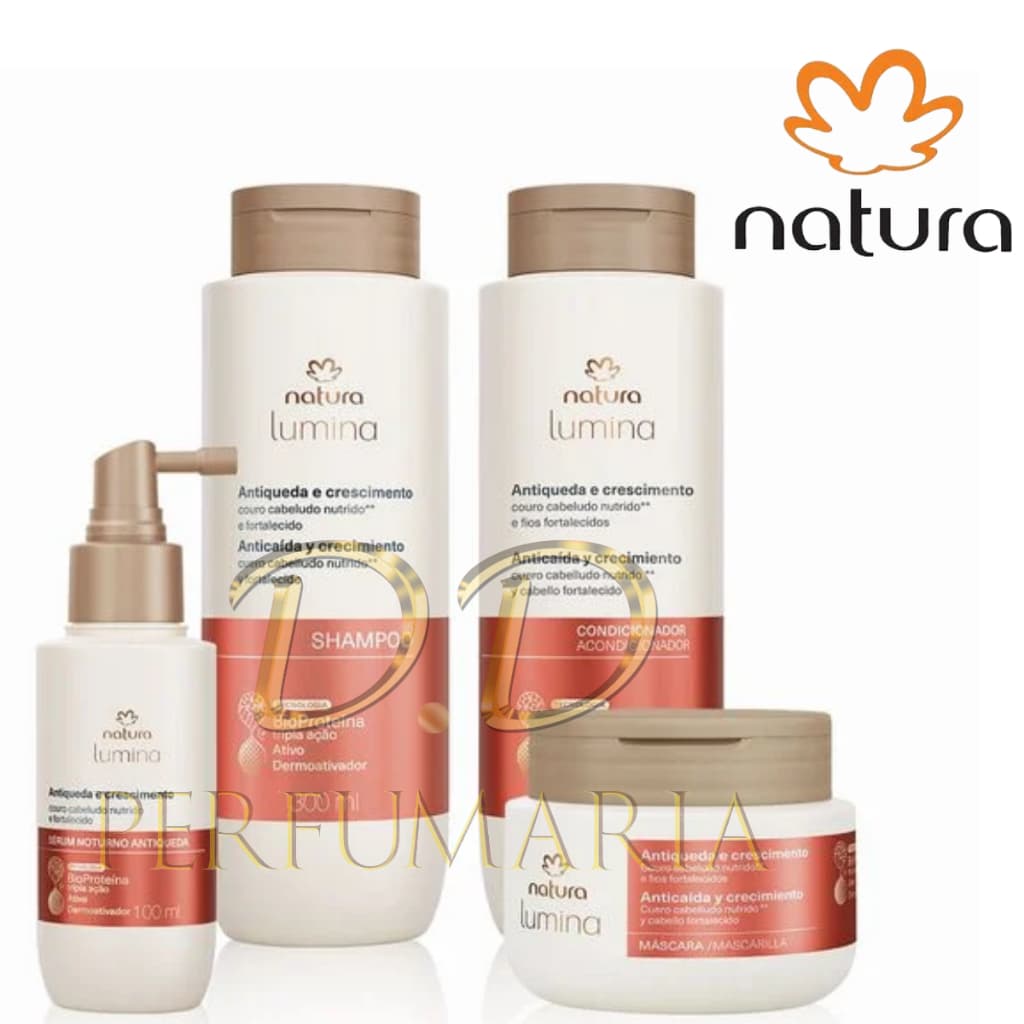 Kit Natura Lumina Cabelos Antiqueda e Crescimento
