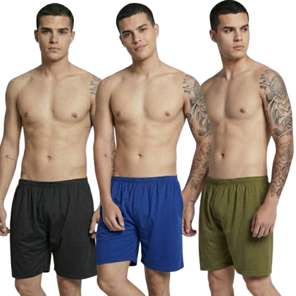 Cueca Samba Canção / Short de Dormir / Pijama de Malha e Ligante