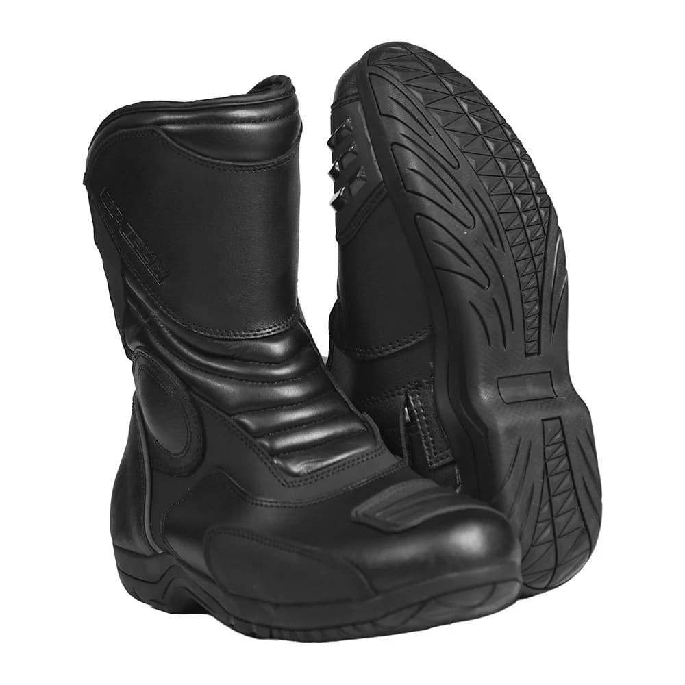Bota Motociclista GP-Tech Speed Couro / Rodovia / Estrada / Durabilidade / Conforto