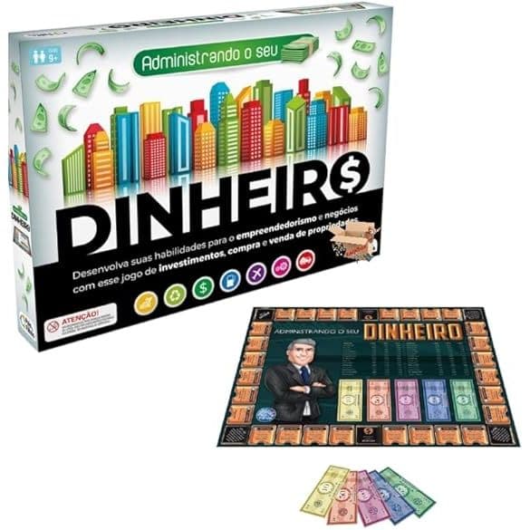 Jogo De Tabuleiro Administrando O Seu Dinheiro Pais E Filhos