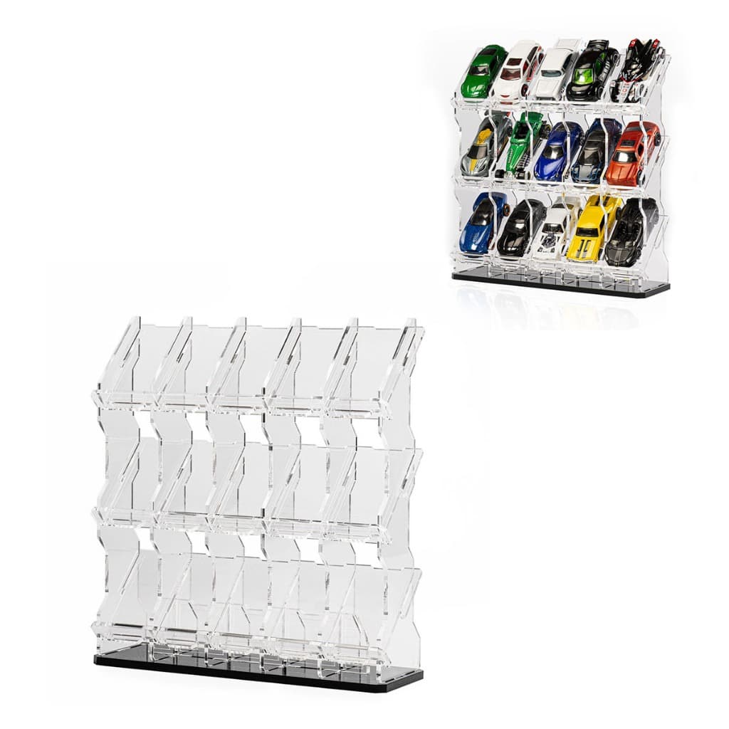 Display Porta Carrinhos 1:64 Hot Wheels Mini Gt Coleção