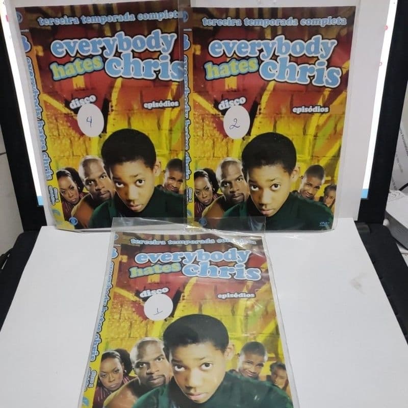 dvd todo mundo odeia o Chris 3 temporada novo copia