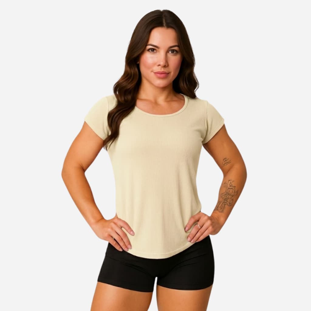 Camiseta Fitness Básica Academia Corrida Crossfit Musculação
