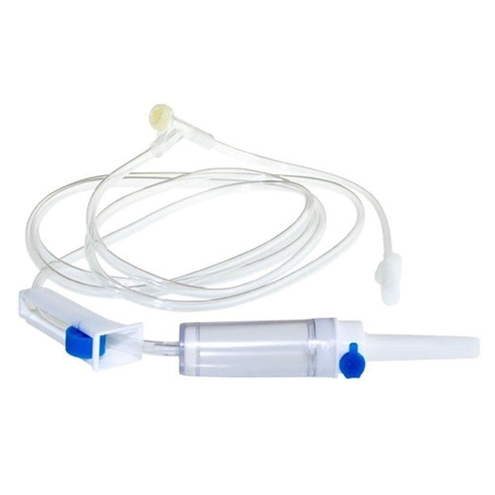 Equipo Macrogotas para Infusão e Soroterapia - Luer Slip - Kit 10 Und