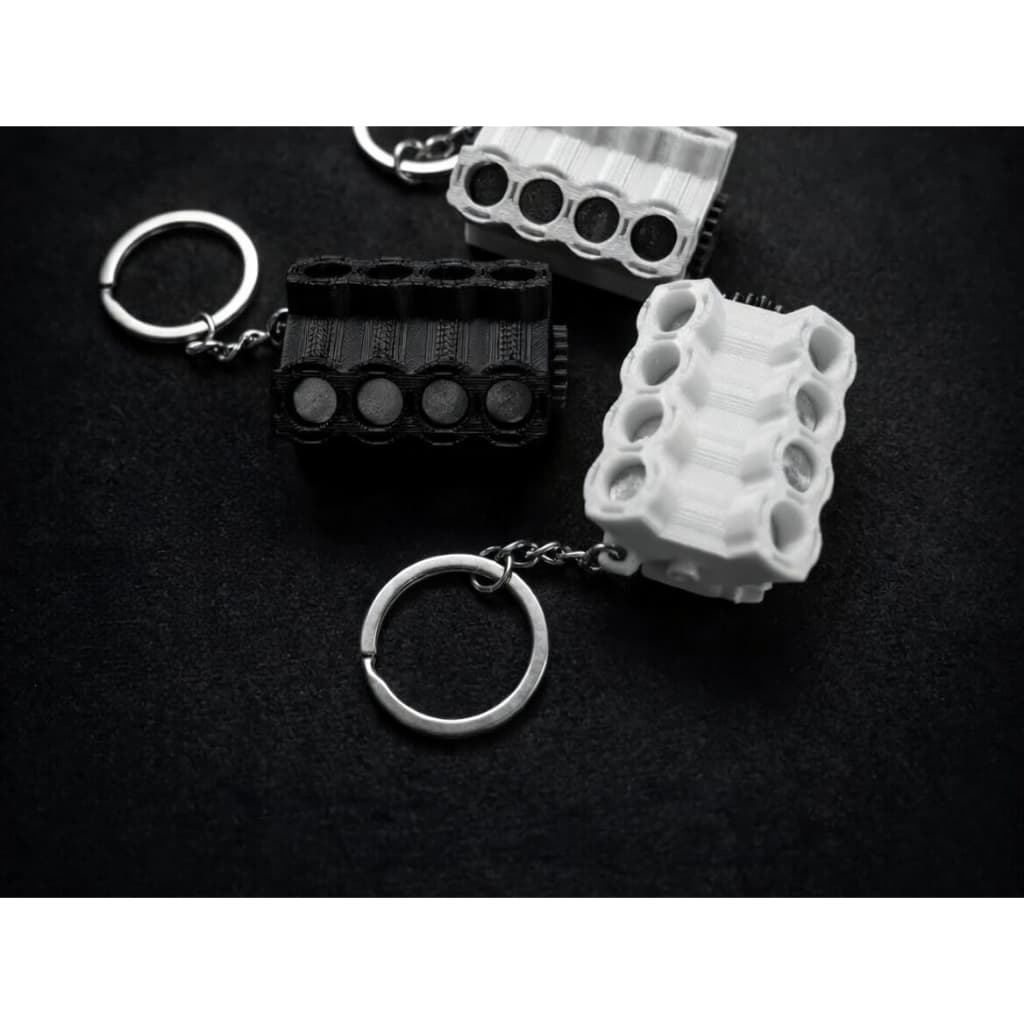 Chaveiro MotorV8 Fidget Toy Plástico