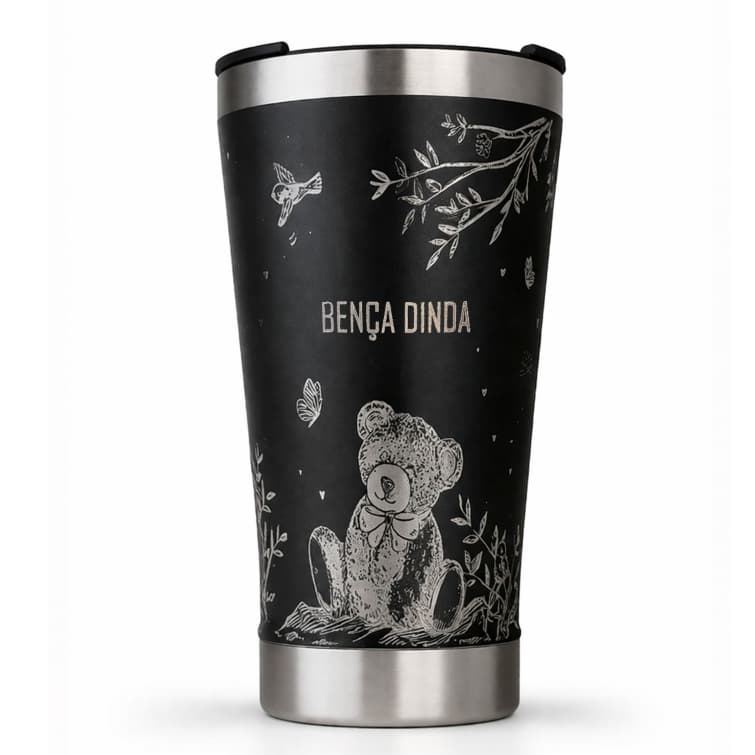 Copo Térmico Personalizado Gravação 360, Padrinho, Madrinha, Lembrança Convite Padrinhos