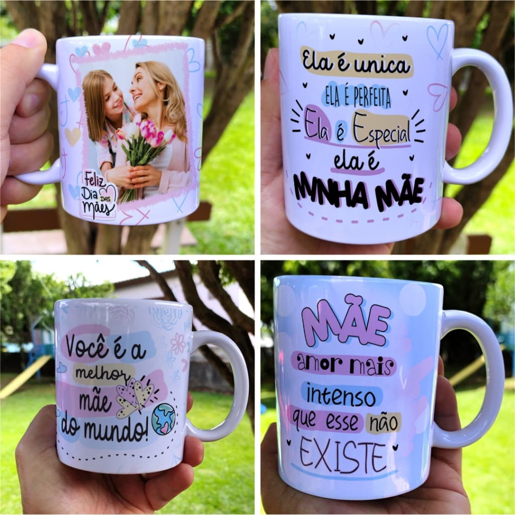 Caneca dia das mães - Caneca Personalizada - Caneca COM FOTO E NOME - 325ml