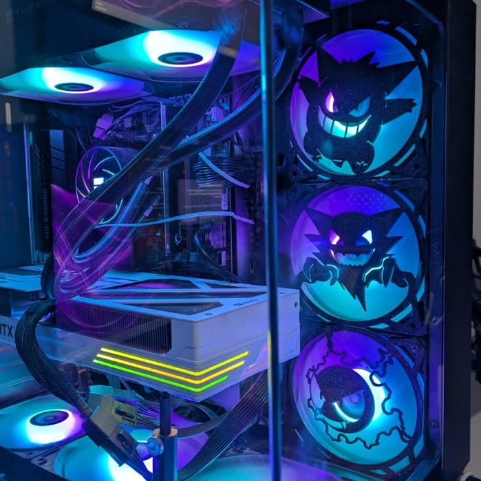🔥 Grade de Fan 120mm Gengar – Estilo Pokémon para seu PC Gamer! 🔥