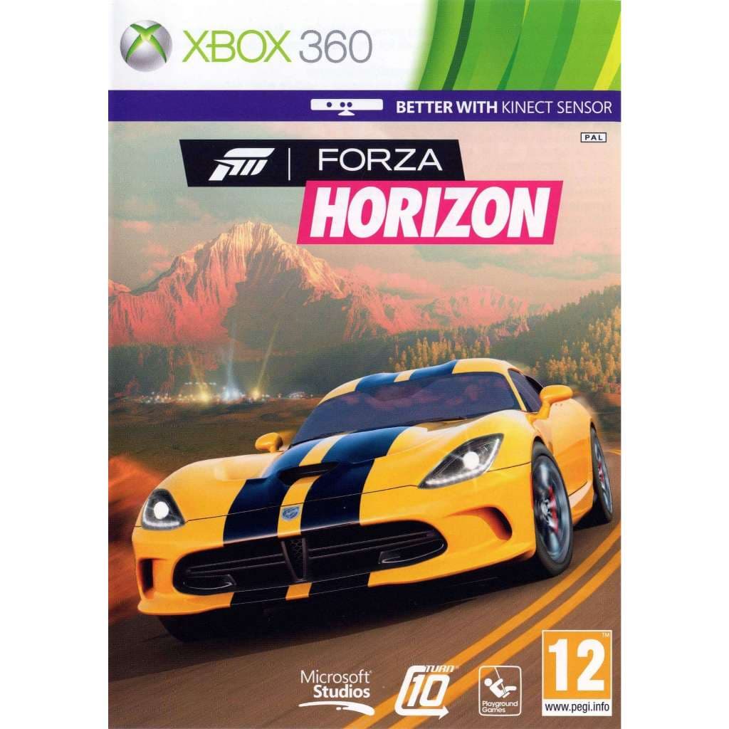 Forza Horizon Xbox 360 Desbloqueado DVD Jogo Completo Mídia Física LT 2.0 LT 3.0 LTU RGH Jogo de Corrida