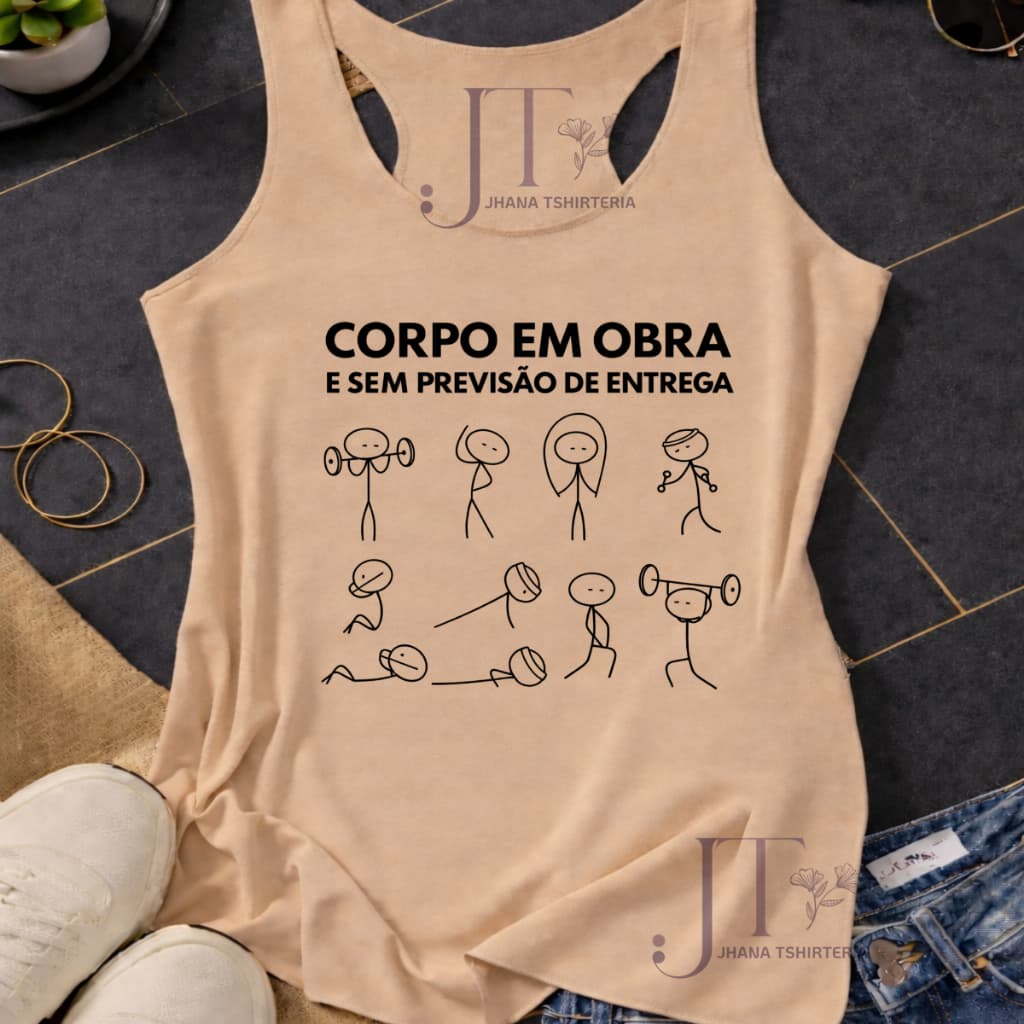 REGATA FEMININA CORPO EM OBRA,COLORIDA,CAMISETA,ACADEMIA,MODA FITNES,MULHER MAROMBA,moda plus size
