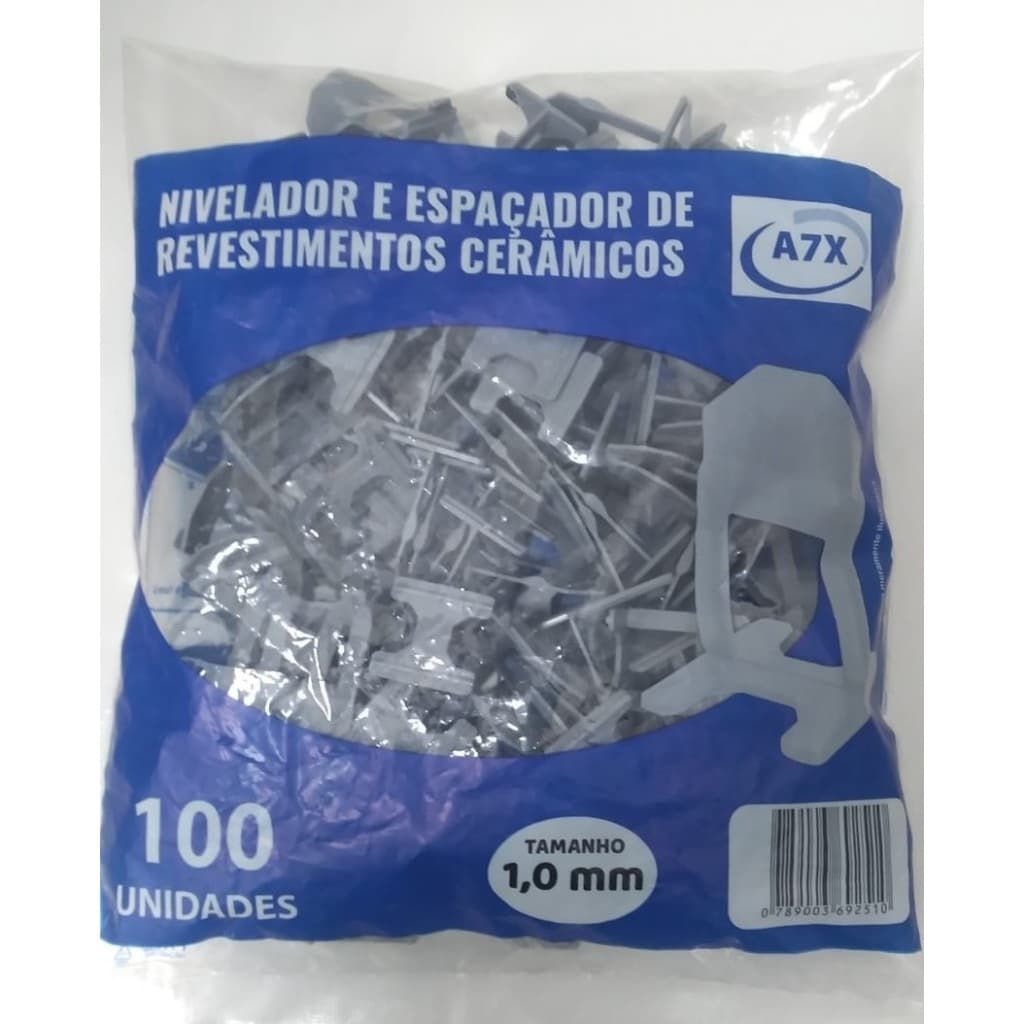 Espaçador Nivelador De Piso A7X Cerâmica  Porcelanato 1,0mm 1,5mm 2,0mm 3,0mm Profissional