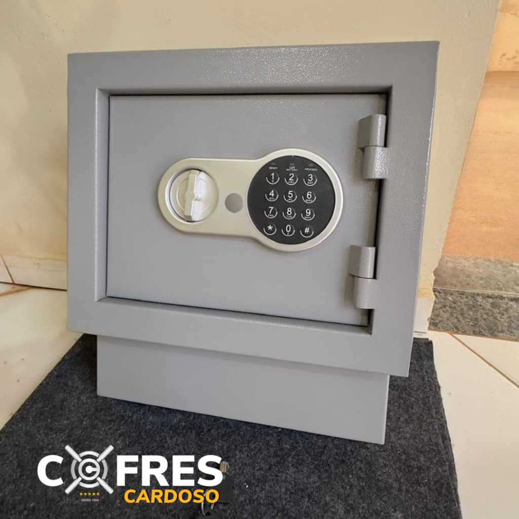 Cofre Digital Eletronico De Embutir Com Fundo Falso