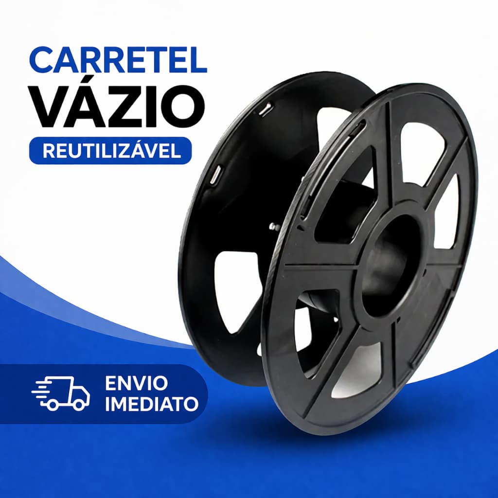 Carretel Vazio de Filamento Para Impressora 3D Organizador Cabo Extensão