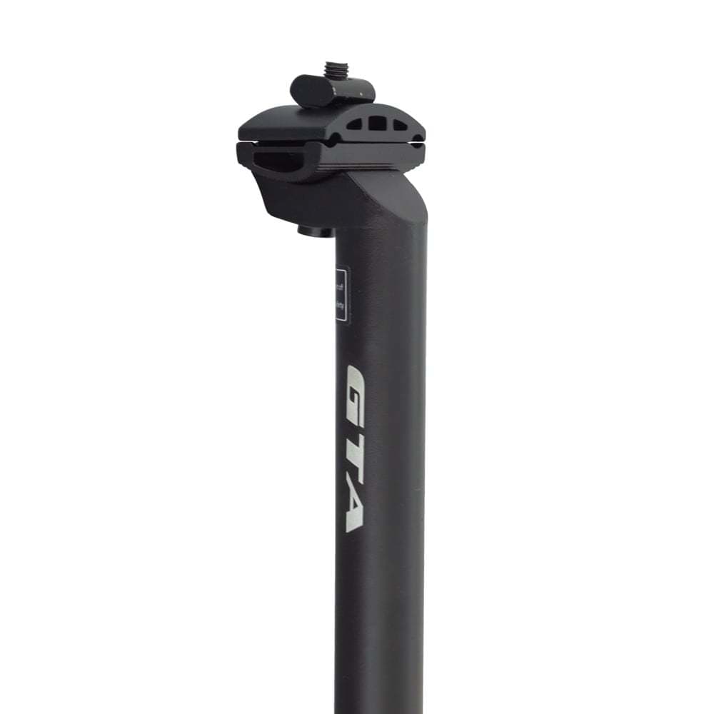 Canote Selim 400mm Com Carrinho 27.2mm Alumínio Preto Bike
