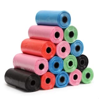 saquinho de lixo para pet- 4 rolinhos de cores sortidas