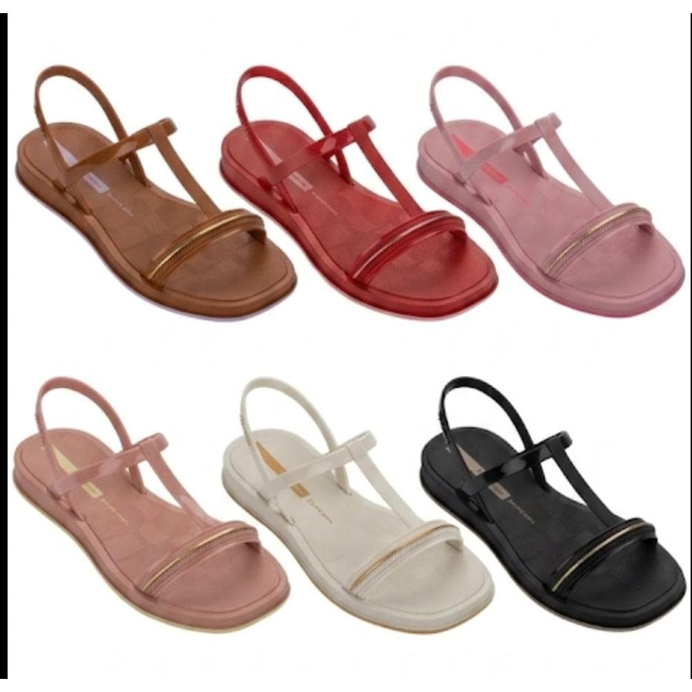 Sandália Ipanema Feminina Glow Rasteirinha Original  Chinelo Conforto Leve Macia Passeio