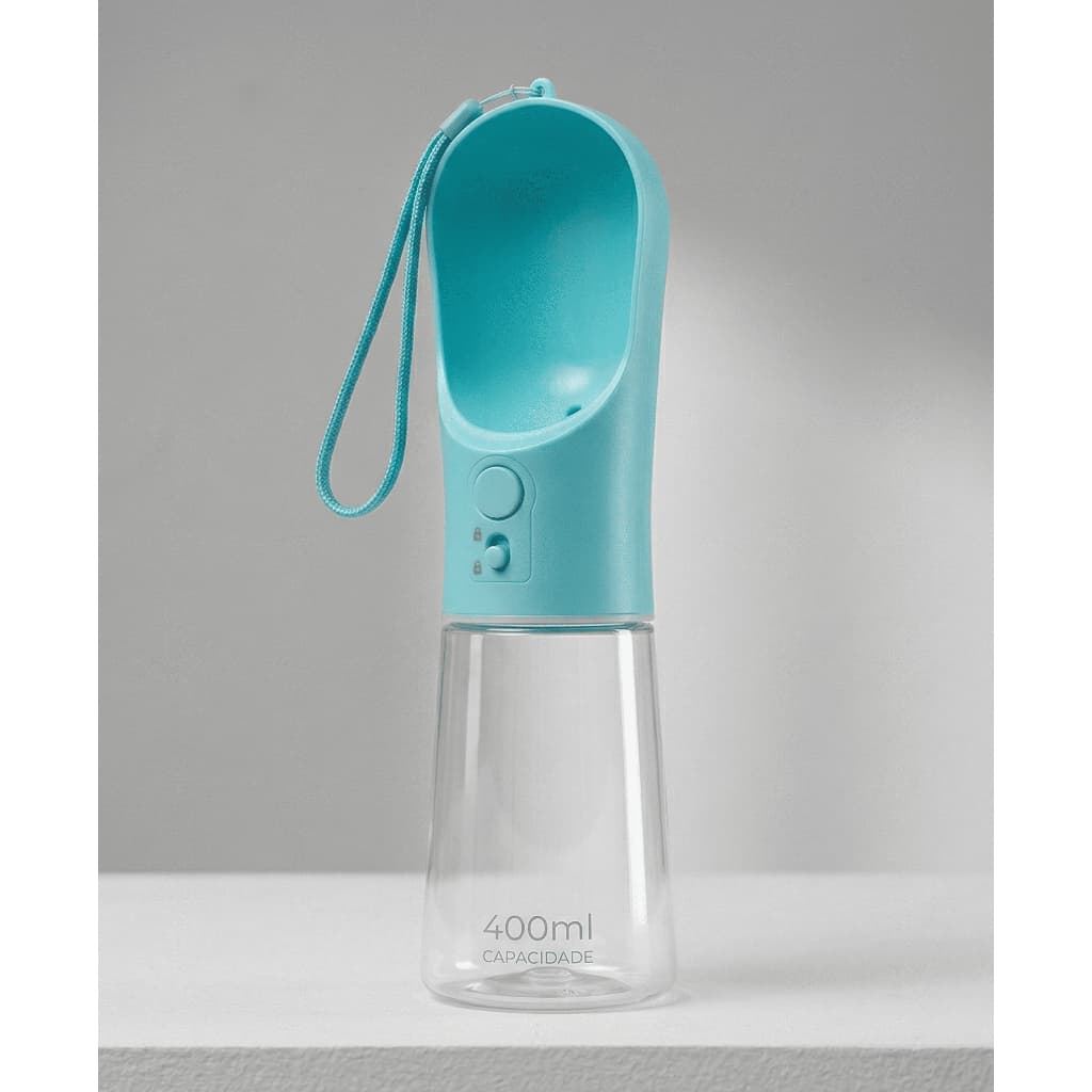 Bebedouro Garrafa De Água Portátil 400ml Para Cães E Gatos Memo