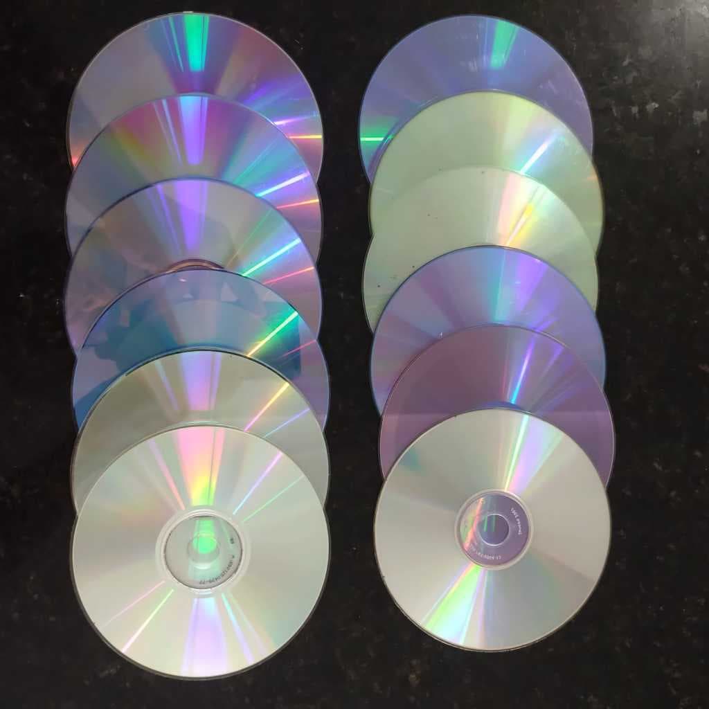 Lote 30 Cd's\Dvd's Usados para Decoração e Artesanatos