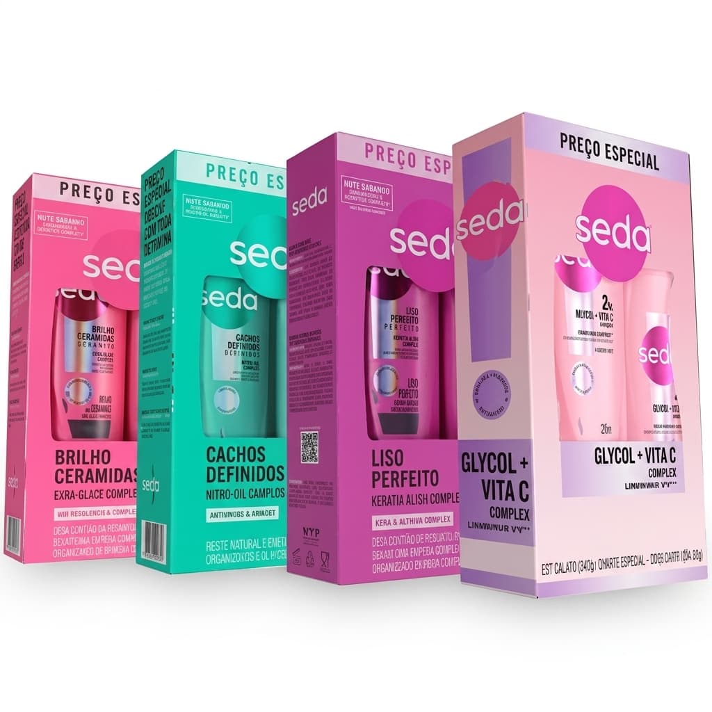 Kit Seda Shampoo 300ml + Condicionador 190ml