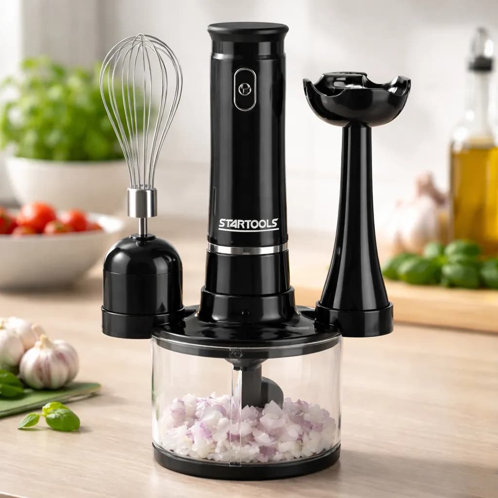 Mixer Processador 3 em 1 batedor de alimentos 110v - Startools Triturador misturador batedeira
