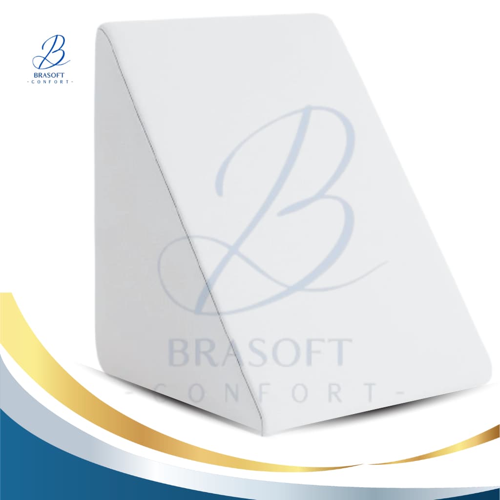 Encosto Anatômico Premium BraSoft Branco Pink Preto
