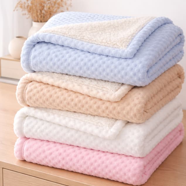 Cobertor Para Bebê Inverno Premium Manta Dupla Face Quentinha Soft Com Sherpa