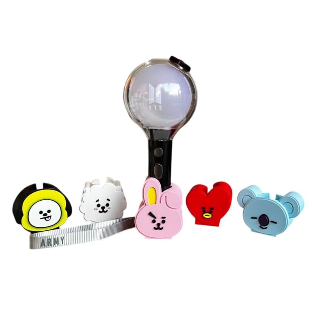 Suporte para Lightstick Army Bomb BTS Base BT21 MANG, KOYA, COOKY, SHOOKY, RJ, CHIMMY e TATA.
