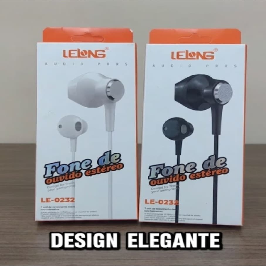 Fone Ouvido Com Microfone Lelong It-blue Entrada P2 Le-0232 Cor Preto